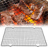 16 * 10 inch Cooling Rack for Baking, BBQ Grill Mesh Metal BBQ Barbecue Grill Grilling Mesh Wire Cooking Net Outdoor,Barbecue Grilled Grid?Black?...