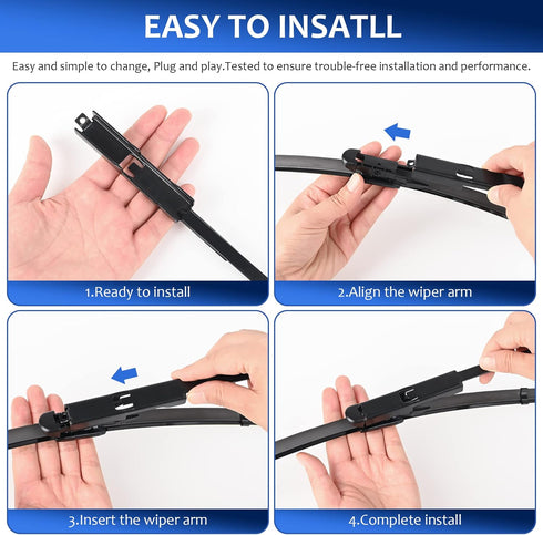 Wiper Blade 26"+20"?Pinch Tab?Windshield Wipers Sets Replacement for Toyota Avalon 2011-2018,Toyota Taurus 2011-2018 (Pack of 2)...