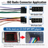 ISO Car Radio Wiring Harness Connector, Radio Power Speakers Wiring Adapter for Car Stereo, Radio Harness Adapter Replacement for Boss Jenson Lead...