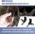 X AUTOHAUX 2pcs Front Left Right Side ABS Wheel Speed Sensor for Toyota Tacoma 4Runner FJ Cruiser 2005-2013 for Lexus GX470 LX570 LX570 89542-6005...