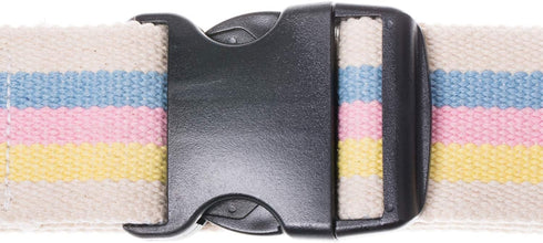 COW&COW Gait Belt 72inch - Transfer and Walking Assistance with Quick Release Buckle for Caregiver Nurse Therapist 2 inches(Pastel Stripe)...