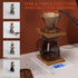 MEGAWISE High Precision Coffee Scale with Timer, Battery Power Supply, Waterproof Tempered Glass, 5 Weighing Modes, Professional Coffee Brewing Ti...