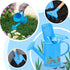 Sungmor Small Watering Can Set Cute Little Gardener Kit | Package includes 3PC Blue Number Watering Can & Trowel & Rake Gardening Hand Tools | Per...