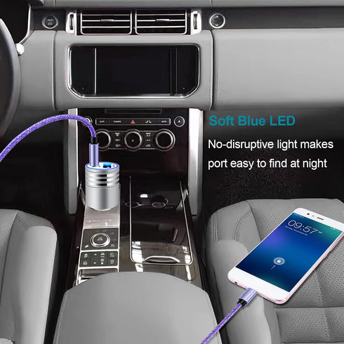 USB C Car Charger Fast Charging C Cord for Samsung Galaxy S24 S23 A15 A14 A25 S22 S21 Ultra/S21+/S20 FE/Note 20 S10e S9 A01 A71 A72 A52 A32,iPhone...