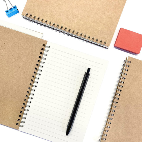 2 Pack College Ruled Notebook, Soft Yellow Cover Spiral Notebook, Memo Notepad Sketchbook, Students Office Business Diary Spiral Book Journal,100 ...