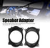 Speaker Adapter Bracket Ring, 2pcs 6.5inch Black Door Speaker Adapter Spacer Rings with 2 Wire Harness for Corolla Levin(6X9)...