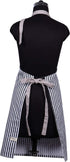 AMOUR INFINI Cotton Aprons for Women with Pockets Adjustable Strap and Waist Ties Printed Reusable Aprons for Baking, Cooking, Gardening (27.5 x 3...