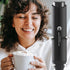 Powerful Milk Frother Handheld Foam Maker, Mini Whisk Drink Mixer for Coffee, Cappuccino, Latte, Matcha, Hot Chocolate, No Stand, Black...