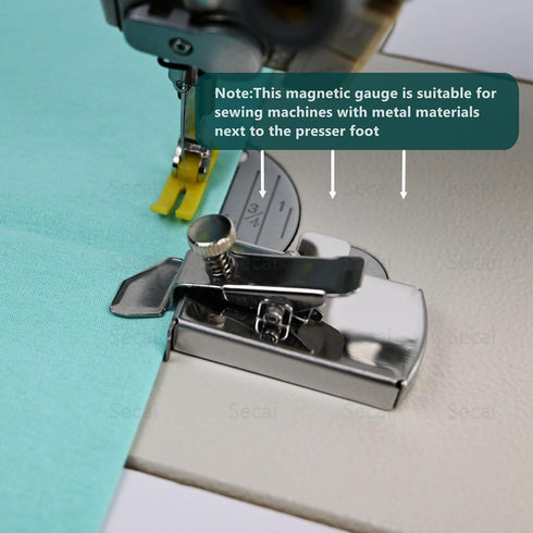 Sewing Magnetic Seam Guide for Sewing and Quilting,Secai Sewing Gauge Supplies of Sewing Product Accessories...