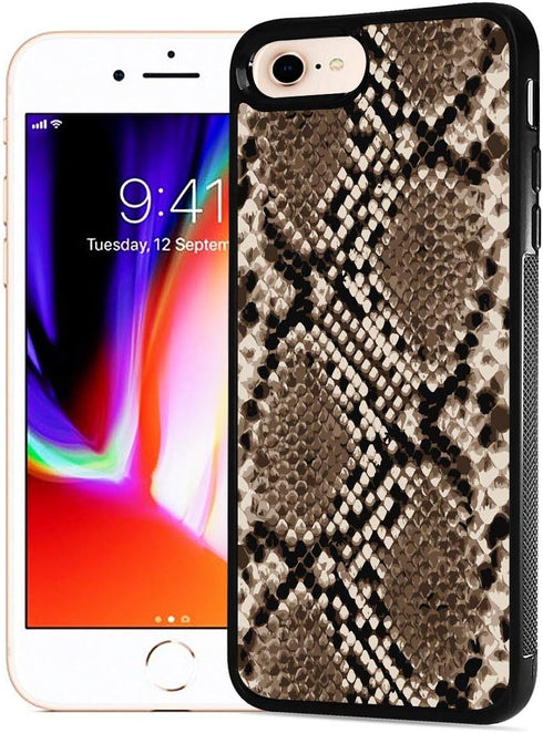 for iPhone 8, iPhone 7, iPhone SE 2 (2020), Durable Protective Soft Back Case Phone Cover, HOT12616 Snake Pattern...