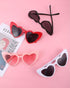 FEISEDY Vintage Heart Shaped Sunglasses Women Stylish Love Eyeglasses B2421-P1...