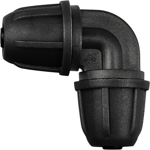 Upgraded 1/4" Drip Irrigation Elbow Fittings?24 Pieces Leak Free Lock Barbed 90 Degree Elbow Connectors for1/4 Inch Irrigation Tubing Quick Connec...