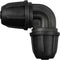 Upgraded 1/4" Drip Irrigation Elbow Fittings?24 Pieces Leak Free Lock Barbed 90 Degree Elbow Connectors for1/4 Inch Irrigation Tubing Quick Connec...