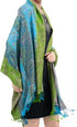 Pashmina Scarf with Vintage Tapestry Style Rainbow Luxury Paisley Pattern Wrap Shawl...