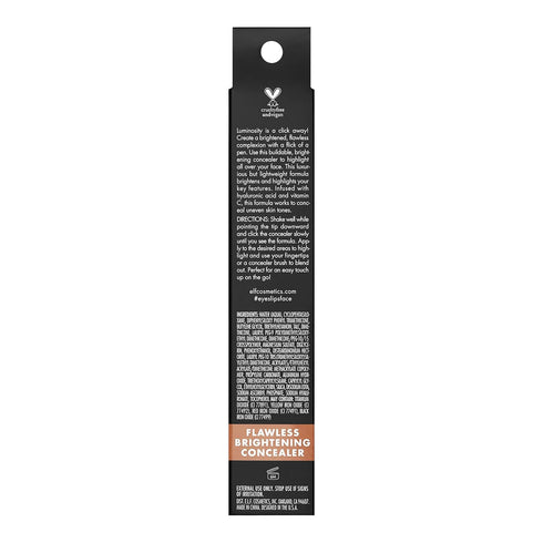 e.l.f. Flawless Brightening Concealer, Illuminating & Highlighting Face Makeup, Conceals Dark Under Eye Circles, Tan 41 W, 0.07 Fl Oz...