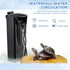 Aquarium Filter(3.5W), Fish Tank Filter, Turtle Tank Filter, Low-Water Filter for Small Fish Tank, Reptile Tank Up to 15Gallon, with 2 Cartridges(...