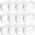 CACASO 12 Pack Clear Makeup Bag,TSA Approved Toiletry Bag,Clear Travel Bags for Toiletries,PVC Clear Cosmetic Bags Clear Pouches with Zipper,Clear...