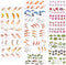 OLYCRAFT 35 Sheets 3D Goldfish Film Stickers - Koi Pond Painting, Lotus Leaf Resin Decorate for Craft Art...