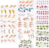 OLYCRAFT 35 Sheets 3D Goldfish Film Stickers - Koi Pond Painting, Lotus Leaf Resin Decorate for Craft Art...