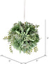 Vickerman Everyday 5" Artificial Mixed Gray Green Succulent Ball - Faux Floral Decor - Home Or Office Arrangement Accent - Maintenance Free...