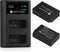 FirstPower 2-Pack LP-E17 Battery and Dual USB Charger Compatible with Canon EOS RP, Rebel T6i, T7i, T8i, T6s, SL2, SL3, M3, M5, M6, 200D, 77D, 750...