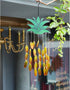 Pineapple Suncatcher Wind Chimes for Outside,Unique Pineapple Stained Glass Windchime for Outdoors Patio Garden Decor Makes A Great Birthday Gift ...