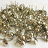 500pcs a lot: D11mmxL17mm Nickel Color Sofa Upholstery Tacks Wooden Furniture Decorative Tacks Hobnail Thumb Nails Home DIY Upholstery Nails (Nick...