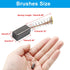 20 Pcs Carbon Motor Brushes, 10mmx5mmx5mm Electric Motor Carbon Brushes Replacement for Repair Power Tools Part...