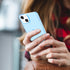 JJGoo Compatible with iPhone 14 Case Clear, Soft Shockproof Protective Slim Thin Phone Bumper Cover Transparent Phone Case, Translucent Blue...