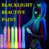 Glow in The Dark Party Supplies Face Body Paint Sticks 6 Pcs,Neon Face Body Paint Crayons Kit,Black Light Glow Halloween Makeup Kit for Masquerade...