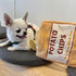 Interactive Dog Toys, Enrichment Snuffle Crinkle Treat Puzzle Toys for Boredom and Stimulating, Nose Work Potato Chips Dog Toy for Small, Medium a...