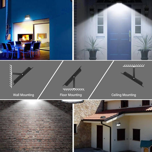 AUXTINGS 10W LED Flood Lights Outdoor Security Lights 1000LM Outside Lamp 6000K Daylight White Spot Light Exterior Lighting for Yard Backyard Hous...