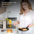 Pancake Batter Dispenser Pen, Easy Squeeze Bottle Baking Drip Proof Silicone Nozzle and Measurement Marker Plastic Condiment Bottles Pancakes, Waf...