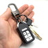 MECHCOS Metal Keychain Car Fob Key Chain Holder Clip with Detachable Valet Key Ring & Anti-Lost D-Ring for Men and Women - Gunmetal...