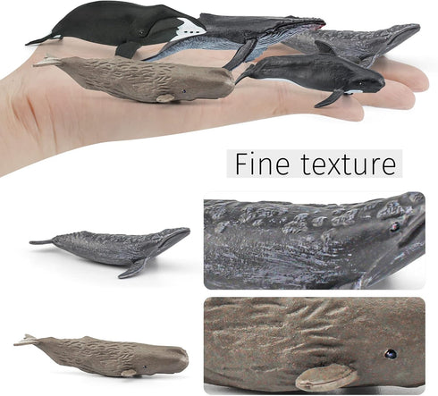 Ocean Sea Marine Animal Figure Toys Playsets 12 PCS Diver Whale Model Toy Desktop Decoration Collection Party Favors Toys for Boys Girls Kids...