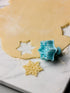 Fox Run Intricate Assorted Winter Snowflake Pastry/Cookie/Pie/Fondant 2" Stamper and Cutters 2", Set of 4, Multi-Color...
