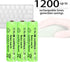 10 Packs 1.2v AAA 900mAh Ni-MH Rechargeable Batteries for Solar Lights Solar Lamp(Triple A Size)...