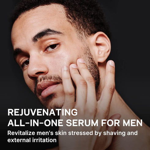 HOMME CONCENTRATED ALL-IN-ONE SERUM, 4.05 fl oz | Hyaluronic Acid, Hydrating & Nurturing, Korean Soothing Damaged Skin Care Serum for Men with Pat...