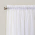 No. 918 Emily Sheer Voile Rod Pocket Curtain Panel, 59" x 120", White...