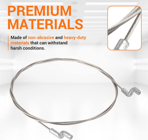 BlueStars 115-5682 Clutch Cable - for Toro CCR Powerlite Power Clear 621 ZR Power Clear 621 QZR Power Clear 621 QZE Toro CCR 6053 R Quick Clear Sn...