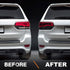 NDRUSH Smoked Taillight Rear Fender Vinyl Tint Film, Precut Overlay, Tail Light Wrap Cover Compatible with 2014-2020 Jeep Grand Cherokee...