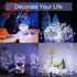 buways Fairy Lights,2-Pack Battery Operated Waterproof Cool White 50 LED Fairy String Lights,16.4ft Silver Wire Light with Remote Control for Chri...