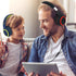 A10 On-Ear Headphones with Microphone, Lightweight Folding Stereo Bass Headphones with 1.5M No-Tangle Cord, Portable Wired Headphones for Smartpho...