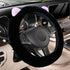 Cartoon Cute Fluffy Steering Wheel Cover for Women Girls,JXJKMMN Furry Ear Steering Wheel Cover Winter Warm Fuzzy Car Steering Wheel Cover Lovely ...
