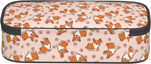 Dog Pencil Case Big Capacity Pencil Bag with Zipper Stationery Organizer for Supplies Office College Adults...