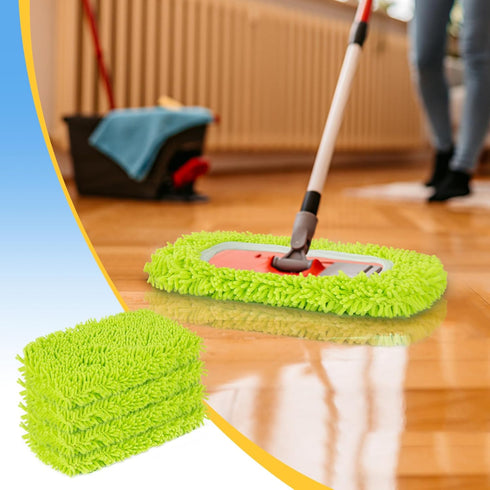 Reusable Dry Sweeping Cloths Microfiber Wet Mop Pads Compatible with Swiffer Sweeper Mop Replacement Sweeping Mopping pad Refills for Hardwood Sur...
