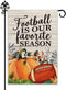 Football is Our Favorite Season Pumpkin Garden Flag, 12 x 18 Inch Double Sided Holiday Yard Outdoor Harvest Party Lawn Decoration Flag, Fall Garde...