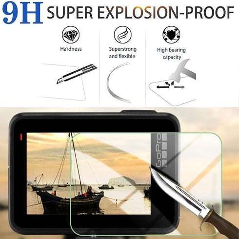 Silicone Sleeve Protective Case for Hero 12 11 10 9+?6PCS? Tempered Glass Screen Protector for Hero 12 11 10 9, Accessories Kit for GoPro Hero 12 ...