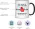 YouNique Designs Cute Enough to Stop Your Heart Skilled Enough to Restart Coffee Mug, 11 Ounces, Physician Assistant Gifts, Physician Assistant Gi...