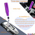 Arenbel 5" Polished Alloy Gear Shifter Lever Knobs Weighted Car Shift Stick Grip Speed Handle Fit Most Auto Manual Transmissions, Purple...